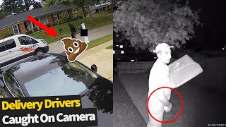 The BEST Delivery Driver Moments Caught On Camera  Funny Delivery Driver Videos [upl. by Aliac]