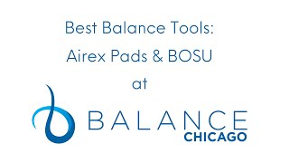 Best Balance Tools Airex Pad and BOSU [upl. by Yrtnahc]