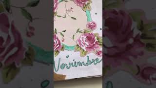 Portada Bullet journal  Noviembre  Organizar [upl. by Saitam897]