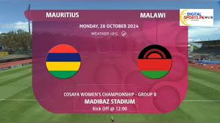 Mauritius vs Malawi Full Highlights Today Match  HollywoodBets COSAFA Womens Championship 2024 [upl. by Natala]