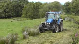 Rush Topping near the Sea  New Holland Tractor [upl. by Eelam]