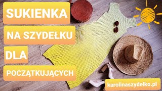 Sukienka na szydełku dla początkujących  cz13 Karolina Szydełko [upl. by Cirala944]