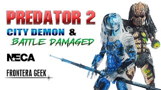 NECA Ultimate BATTLE DAMAGED CITY HUNTER amp NECA Ultimate CITY DEMON  PARTE 5  Review en Español [upl. by Areht]