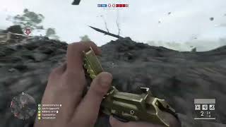 Battlefield 1 5 kill runaround with the Huot Automatic and Repetierpistole M1912 battlefield1 [upl. by Wilbur]