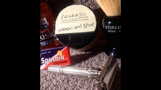 Proraso Wood and Spice  Gillette Slim Adjustable [upl. by Aseela]