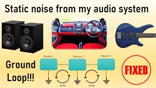 How to fix buzzing noise from speakers Ground loop issue [upl. by Sirovat230]