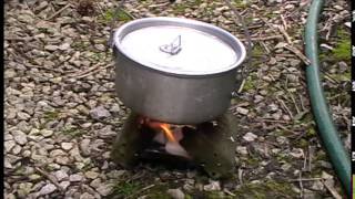 Hexamine Stove boil test [upl. by Lovato]