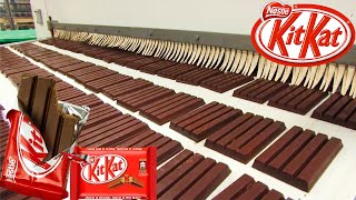 How Kit Kat Are Made In Factory  How Its Made Kit Kat [upl. by Fredelia178]