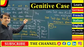 Genitive Case in German language  Deutsch Grammatik  Learn German [upl. by Anyaled]