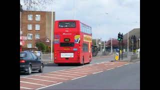 Route 145 London Buses in East London 5 April 2008 [upl. by Maribel]