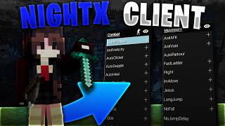 189  Hack Client Mod for Minecraft Java  NightX Hacked Client Mod Works w Feather Client [upl. by Renard]