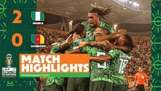 HIGHLIGHTS  Nigeria 🆚 Cameroon  TotalEnergiesAFCON2023  Round of 16 [upl. by Morgun]