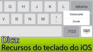 Dica Recursos do teclado do iOS  Tudocelularcom [upl. by Nylleoj507]