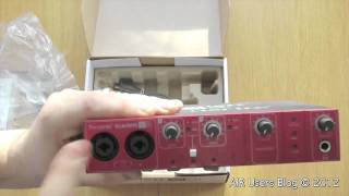 Unboxing of Focusrite Scarlett 8i6 USB Audio Interface [upl. by Ramsey762]