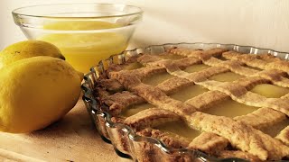 CROSTATA senza burro con CREMA AL LIMONE ricetta facile [upl. by Mitran]