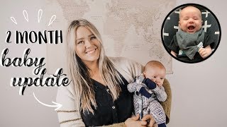 2 MONTH BABY UPDATE 2019 [upl. by Adnuahsal]