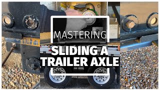 How to Easily Shift Your Trailers Axle with this Simple Trick [upl. by Aoh]