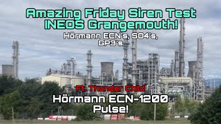 Grangemouth Sirens  Amazing Friday test upclose Hörmann ECN1200 Pulse ftthunderchild2756 🏭🔊🤩 [upl. by Ron922]