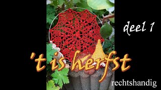 Haken  tutorial 591 t Is herfst deel 1 [upl. by Nomyad892]