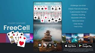 FreeCell By Pixel Play  A Classic Solitaire Game for Mobile [upl. by Llahsram]