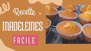 Madeleines recette facile 😋 [upl. by Acisej201]