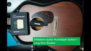 DAddario Humidipak 2way Guitar Humidification System  Long Term Review [upl. by Thapa54]