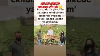 BURSADA BİR ÇİFTÇİ ABİMİZİN TARLASINI KENDİSİNDEN HABERSİZ BAŞKALARI EKTİBAŞKA ÜLKEDE YAŞAYAMAM [upl. by Hsu614]