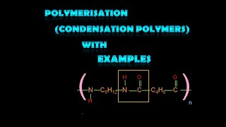 Condensation polymerisation IGCSE GCSE amp A level IB chemistry [upl. by Morgen]