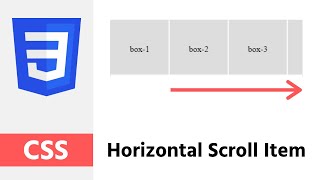 How to make horizontal scroll item  CSS Tricks [upl. by Anis259]