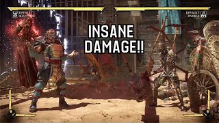 MOST INSANE SHAO KAHN COMBOS [upl. by Lemmuela735]