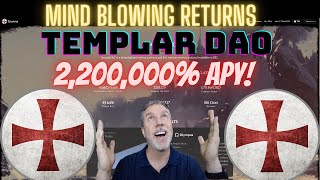 Templar Dao Crypto Defi 20 Insane 2200000 APY Treasury holds Olympus OHM and Wonderland [upl. by Eico]