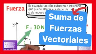 ✅FUERZAS RESULTANTES Suma de vectores  BIEN EXPLICADO💯 FÍSICA [upl. by Storz]