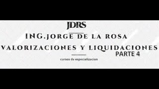 VALORIZACIONES Y LIQUIDACIONES DE OBRAS PUBLICAS CUARTA PARTE 2023 [upl. by Yenahs]