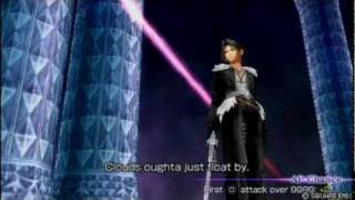 Dissidia 012 Duodecim Final Fantasy  vs Squall Encounter Quotes [upl. by Tilly]