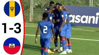 Barbados vs Haiti 13 All Goals and Extended Highlights [upl. by Sokcin]