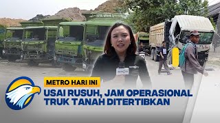 Jam Operasional Truk Tanah Ditertibkan Sopir Truk Ditetapkan TSK Metro Hari Ini [upl. by Alane]