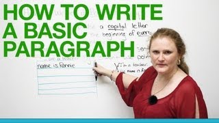 How to write a basic paragraph [upl. by Valdis]