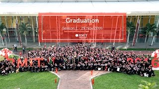 RMIT Vietnam Graduation 2016  Session 1 SGS campus [upl. by Nayar509]