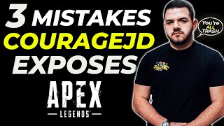 Did CourageJD Really Get CARRIED to Predator in Apex Legends  3 HUGE Mistakes To AVOID [upl. by Daveen]