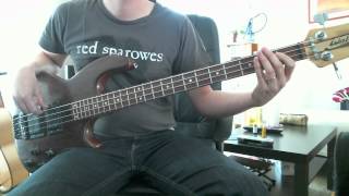 Deftones  Nosebleed Bass cover [upl. by Akiemahs]