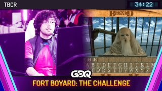 Fort Boyard The Challenge by tbcr in 3422  Awesome Games Done Quick 2024 [upl. by Nnaeilsel]