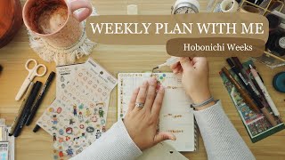 WEEKLY PLAN WITH ME IN MY HOBONICHI WEEKS [upl. by Jotham]