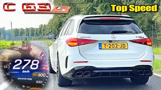 2024 Mercedes AMG C63 S E Performance SOUND amp 0278KMH TOP SPEED on AUTOBAHN [upl. by Kcod870]