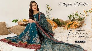 Iznik Festive Rawsilk Collection 2023  Iznik New Festive Unstitched Collection23 [upl. by Leviralc]