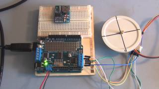 Adafruit Motor Shield and Arduino Uno Stepper Motor Tutorial [upl. by Coltson907]