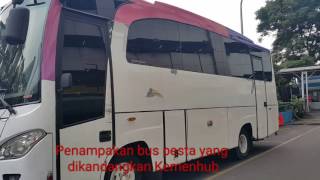 Penampakan Bus Pesta yang Dikandangkan Kemenhub [upl. by Garcia]