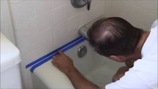 How to Replace Moldy Caulk in a Bathtub or Shower [upl. by Lenno]