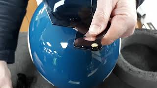 How to Change  Replace The Arai Rapide Helmet Visor [upl. by Terrell]