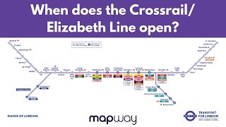 When Does the Crossrail Elizabeth line Open [upl. by Naesed]