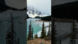 Moraine Lake Banff Alberta winter [upl. by Nirahs]